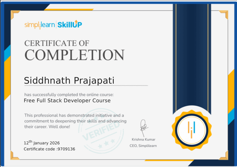 JavaScript Certificate